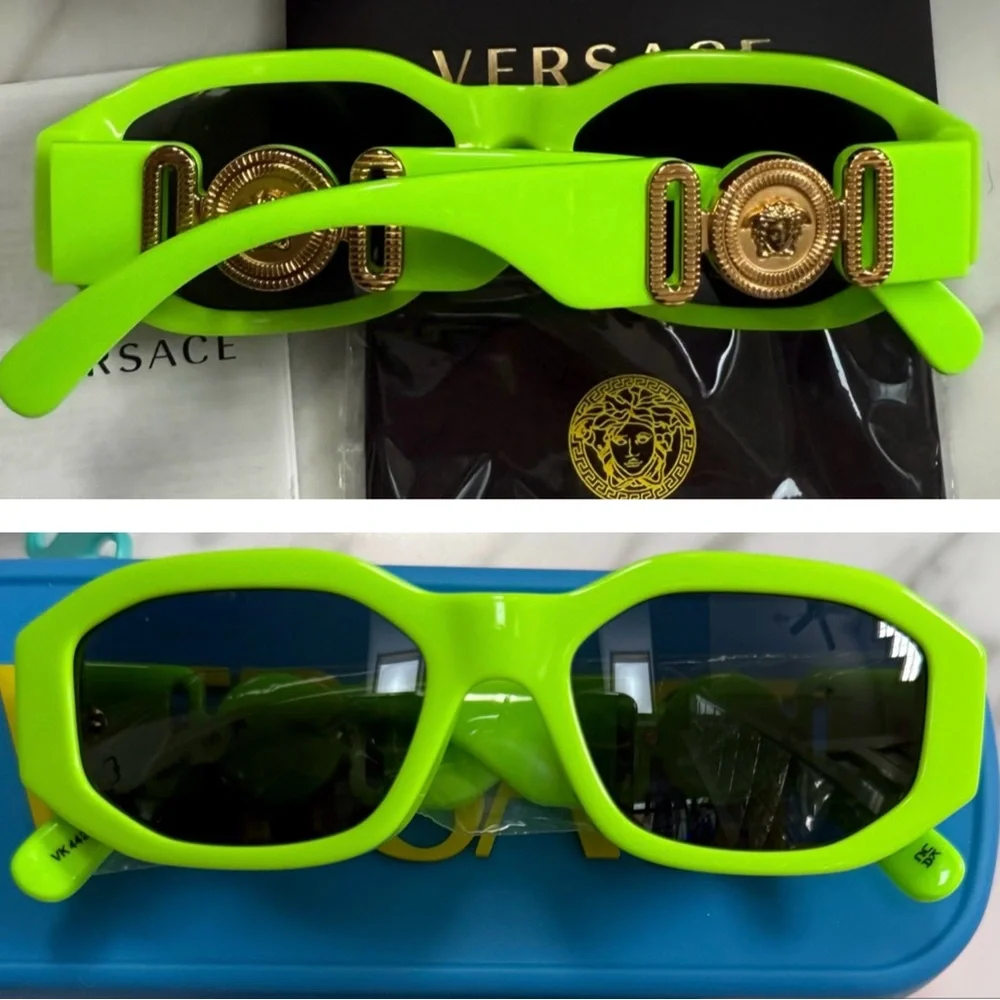 VERSACE CHILDREN BIGGIE MEDUSA SUNGLASSES, MINI ME SUNNIES, SAME QUALITY, FUN